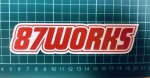 画像2:  87works  NEW  LOGOステッカー (2)